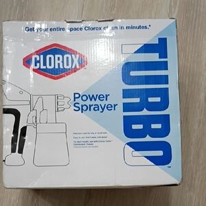 Clorox Turbo Power Sprayer in White and Blue